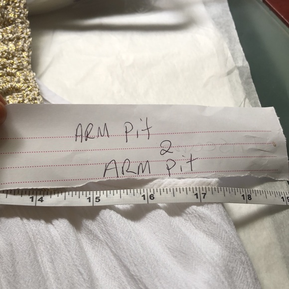 Lilly Pulitzer size large white dress with gold. - Picture 9 of 14